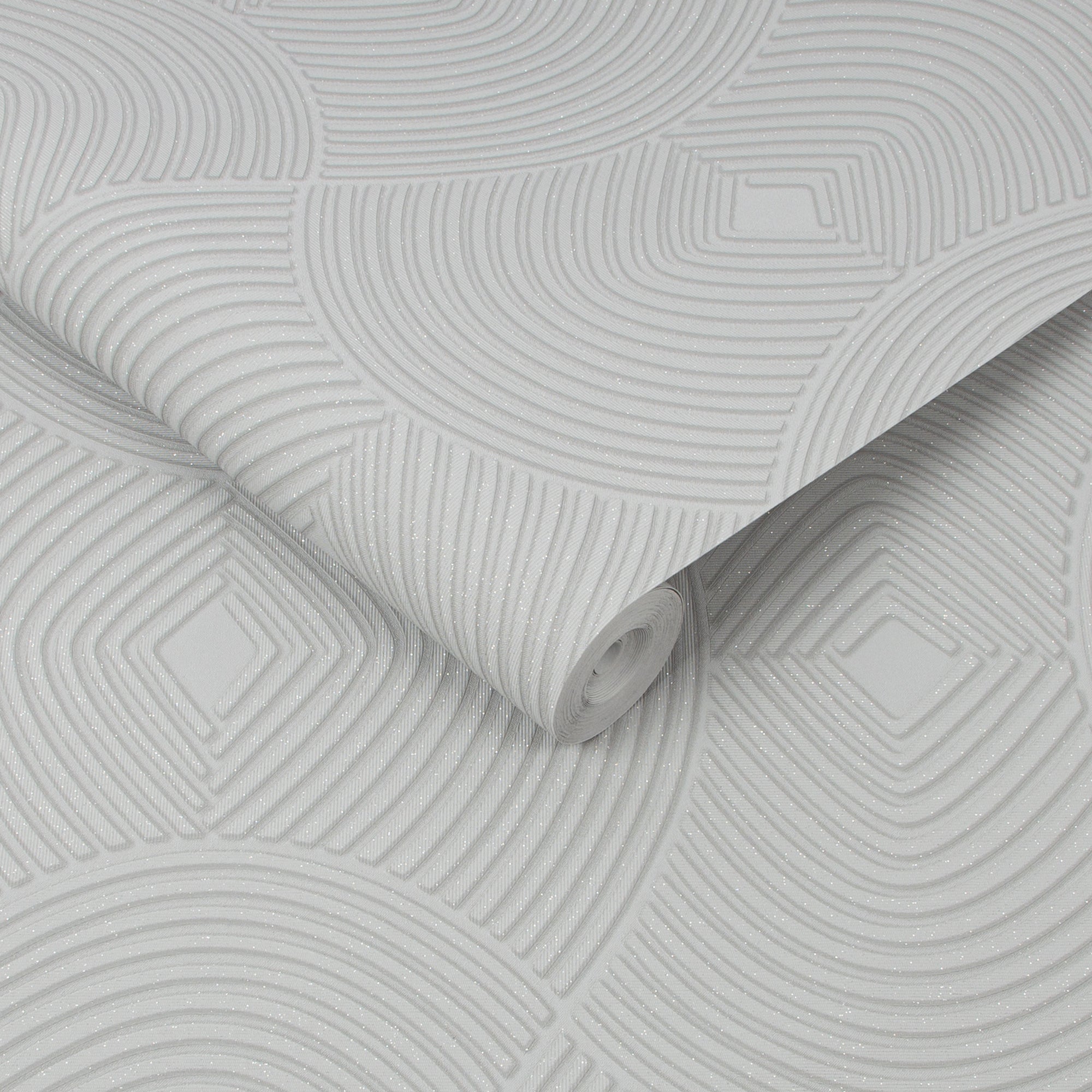 Papier peint intissé Geo Lune 1005 x 52cm Gris - 3