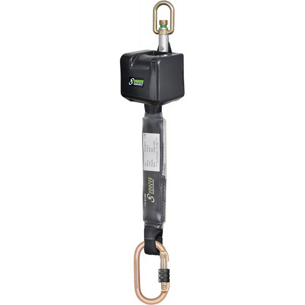 Antichute à sangle et à rappel automatique 2,50m - Double mousquetons - FA2030302