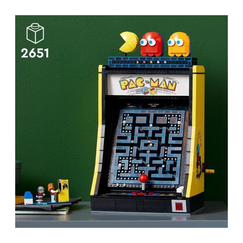 Vitrine Acrylique Pour LEGO 10323 PAC-MAN - Étui Transparent Résistant à La Poussière Avec Backdrop