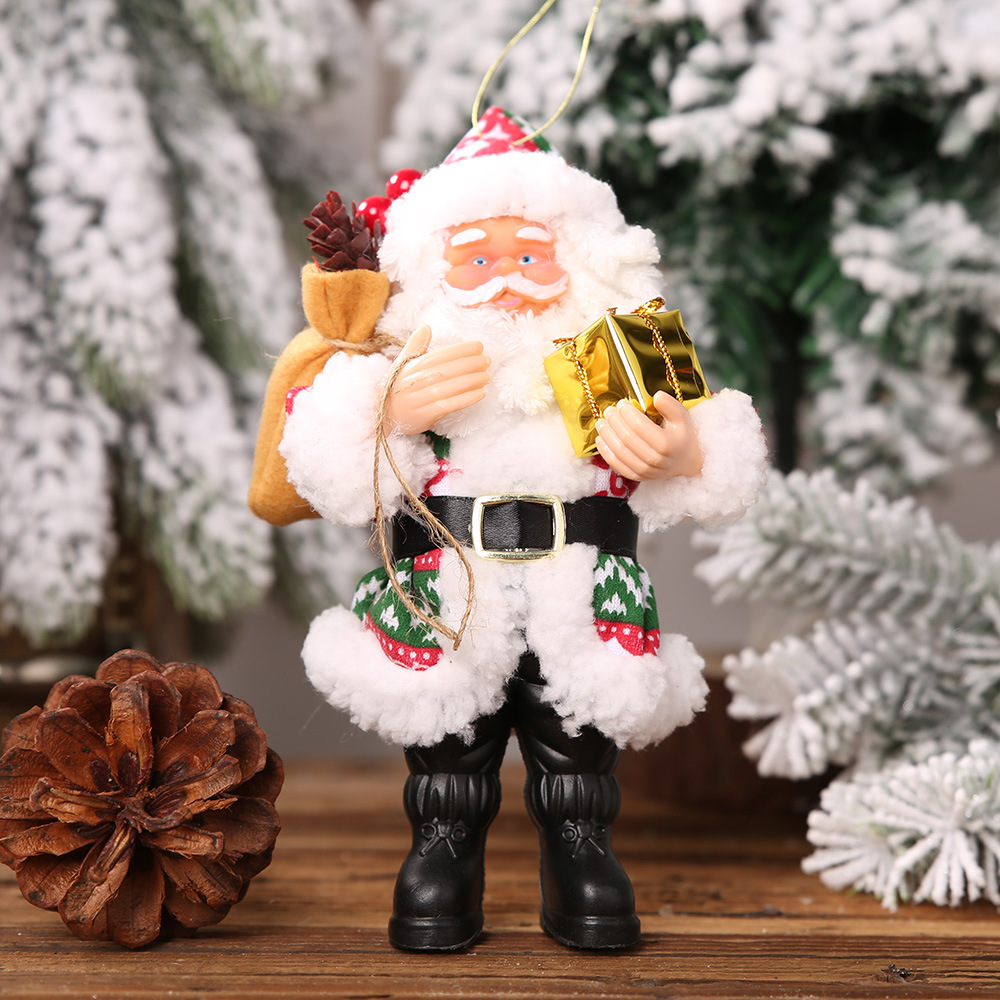 Figurines miniatures de Noel ornements de Pere Noel ornement miniature de Noel figurines de Pere Noel en resine pour decoration de Noel fourniture Leroy Merlin