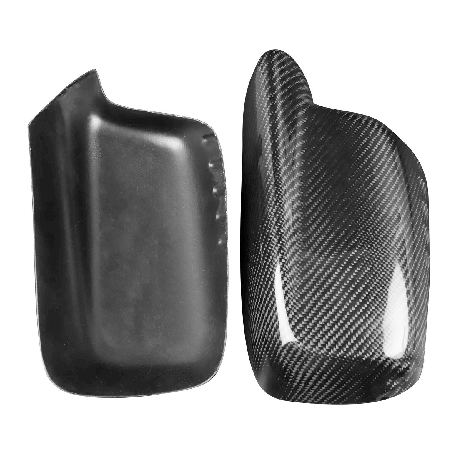 Coppia di copri specchietti retrovisori AddOn in fibra di carbonio, adatti per Serie 7 Serie 3 E65 E66 E67 E46 - 4