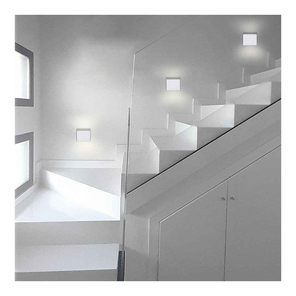 Applicare il modello MAYA quadrato bianco 5w led - 2