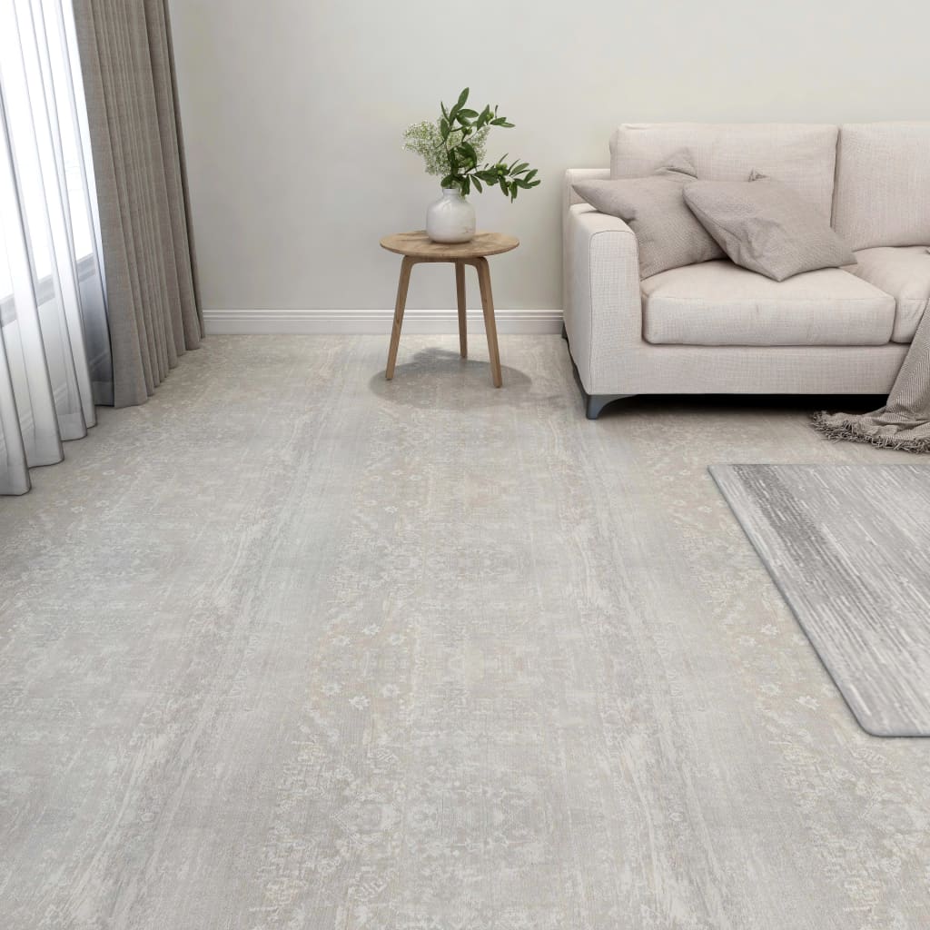 Vidaxl lamas para suelo autoadhesivas 55 uds pvc gris claro 5,11 m²
