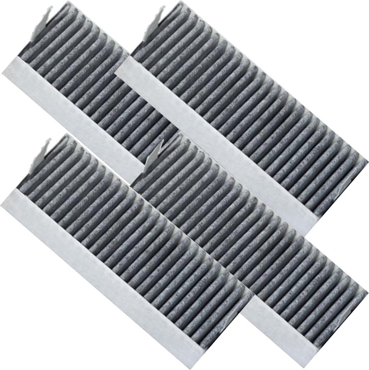 Zestaw 4 filtrów węglowych do okapów kuchennych Neff, Siemens i Bosch (numery części: 17007505, 17004796, HZ9VRCR0, HEZ9VRUD0 i 17007113)