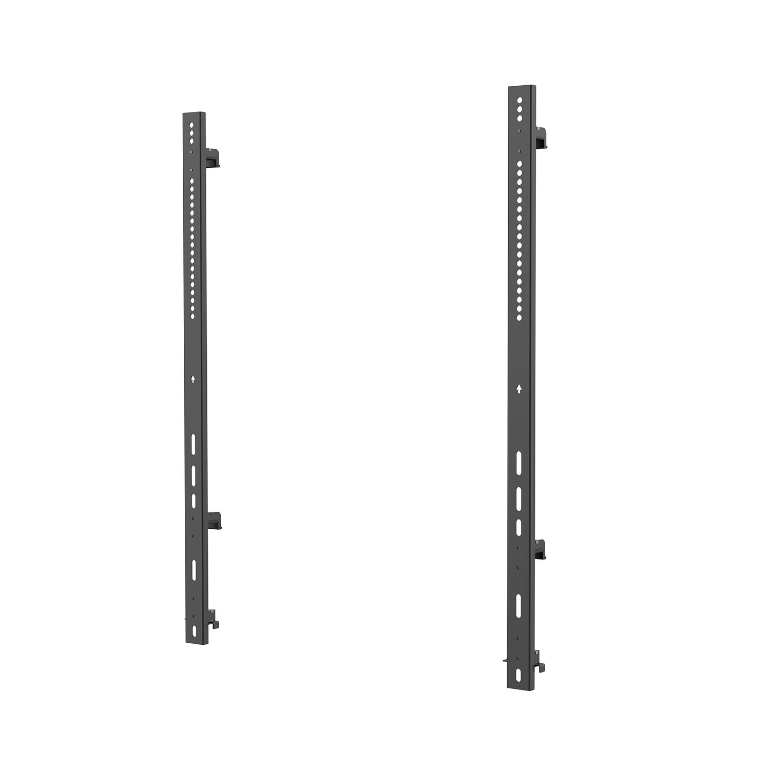 KIMEX - Support plafond pour 1 écran TV mode portrait 65''-75'' - Hauteur 150 cm - 9
