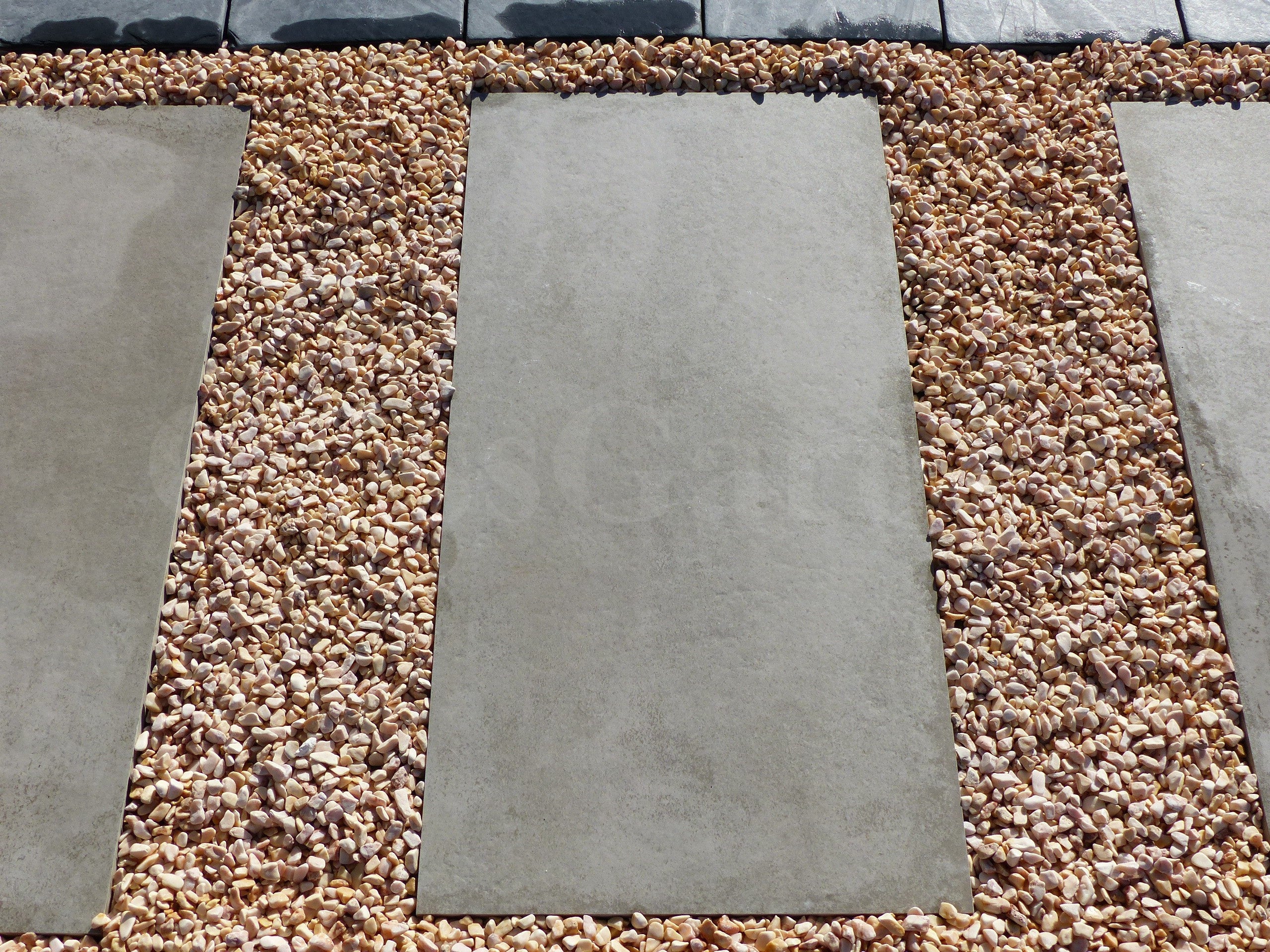 Pas Japonais Couleur Beton Gris - Pack de 20 dalles - 3