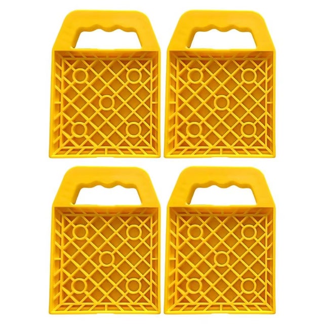 Lot De 4 Chandelles Stabilisation Caravane VEVOR - 2,72T Aluminium Réglable 280-435mm