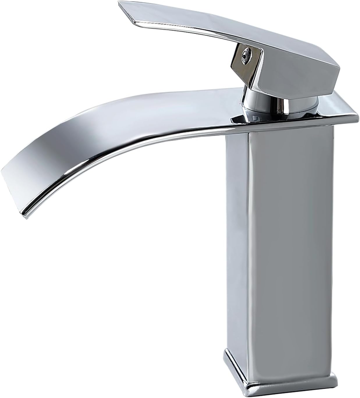 Bateria łazienkowa, ciepła i zimna woda, wysokość odpływu 107 mm, złączki chromowane G 3/8