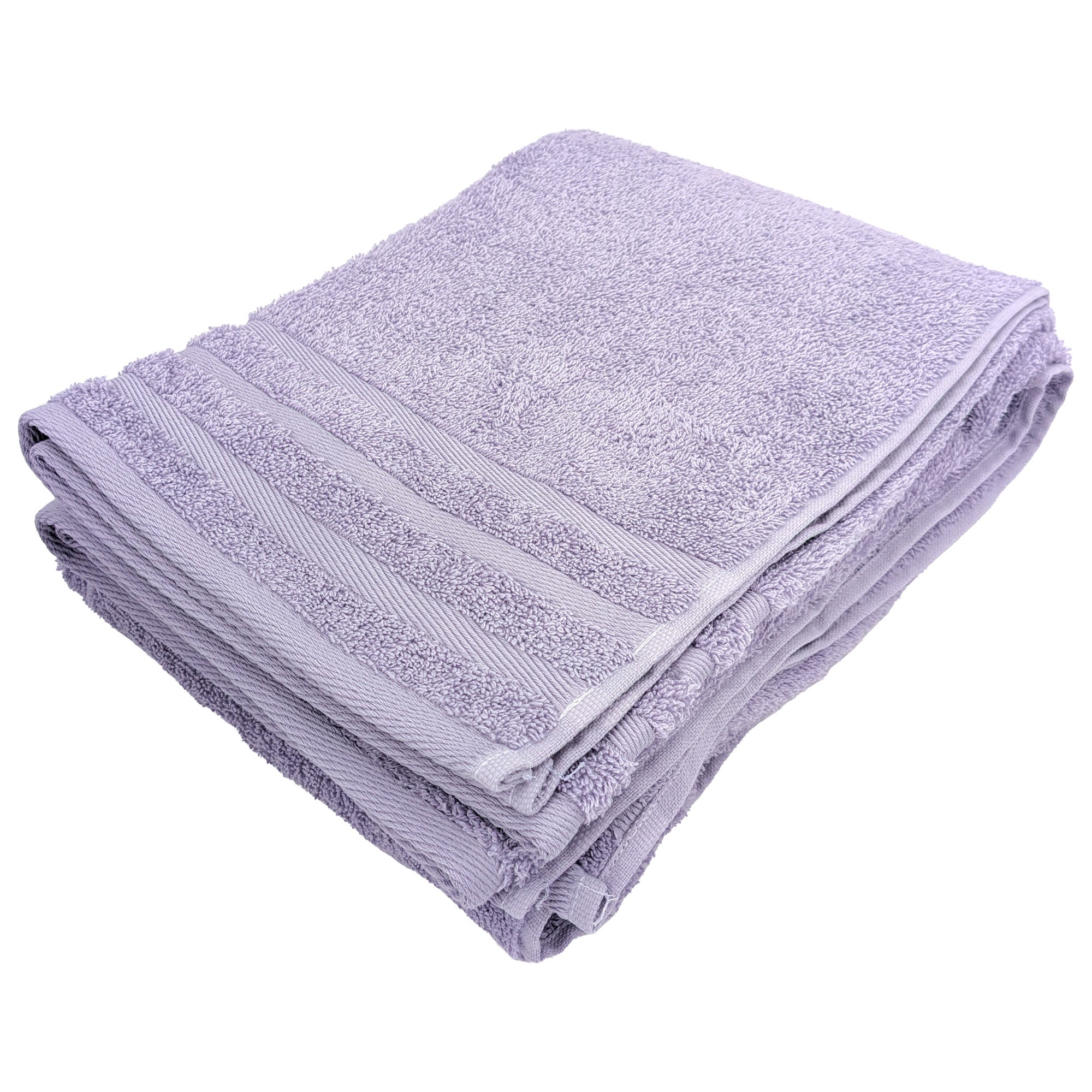 Drap De Bain Linnea 100x150cm - Coton 550g/m² - Blanc - Broderies élégantes - Fabriqué Au Portugal
