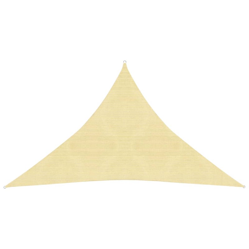 Żagiel przeciwsłoneczny 160 g/m² Beżowy 3 x 3 x 4,2 m HDPE