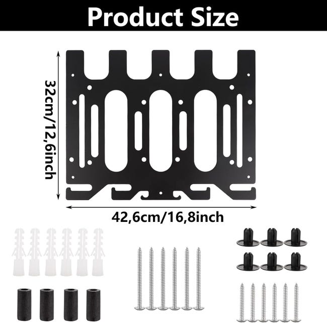 Support Mural Chargeur Et Batteries Makita - Acier Solide Pour Atelier Et Garage