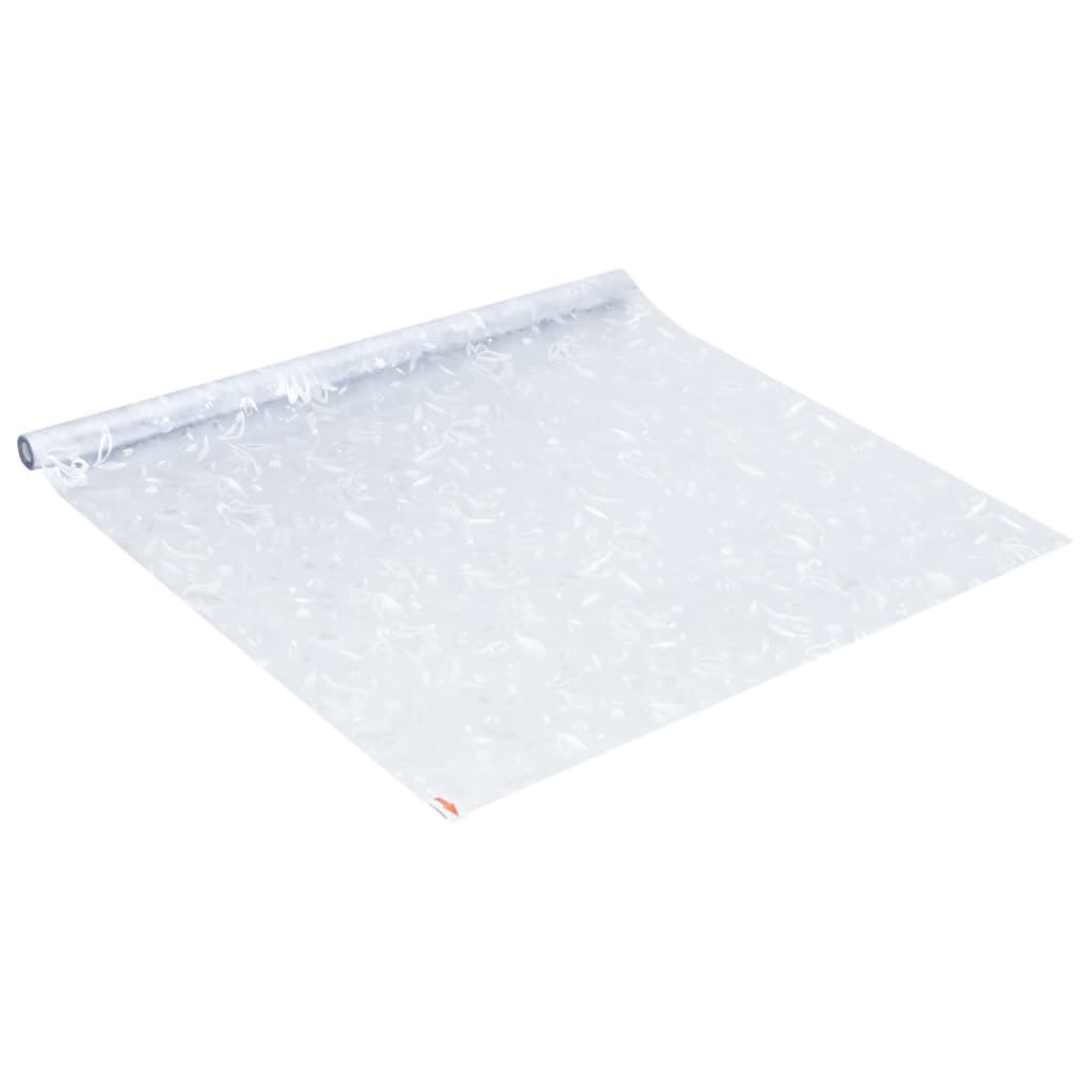 Film pour fenêtre dépoli motif de fleurs 90x500 cm PVC CFW34713 - 5