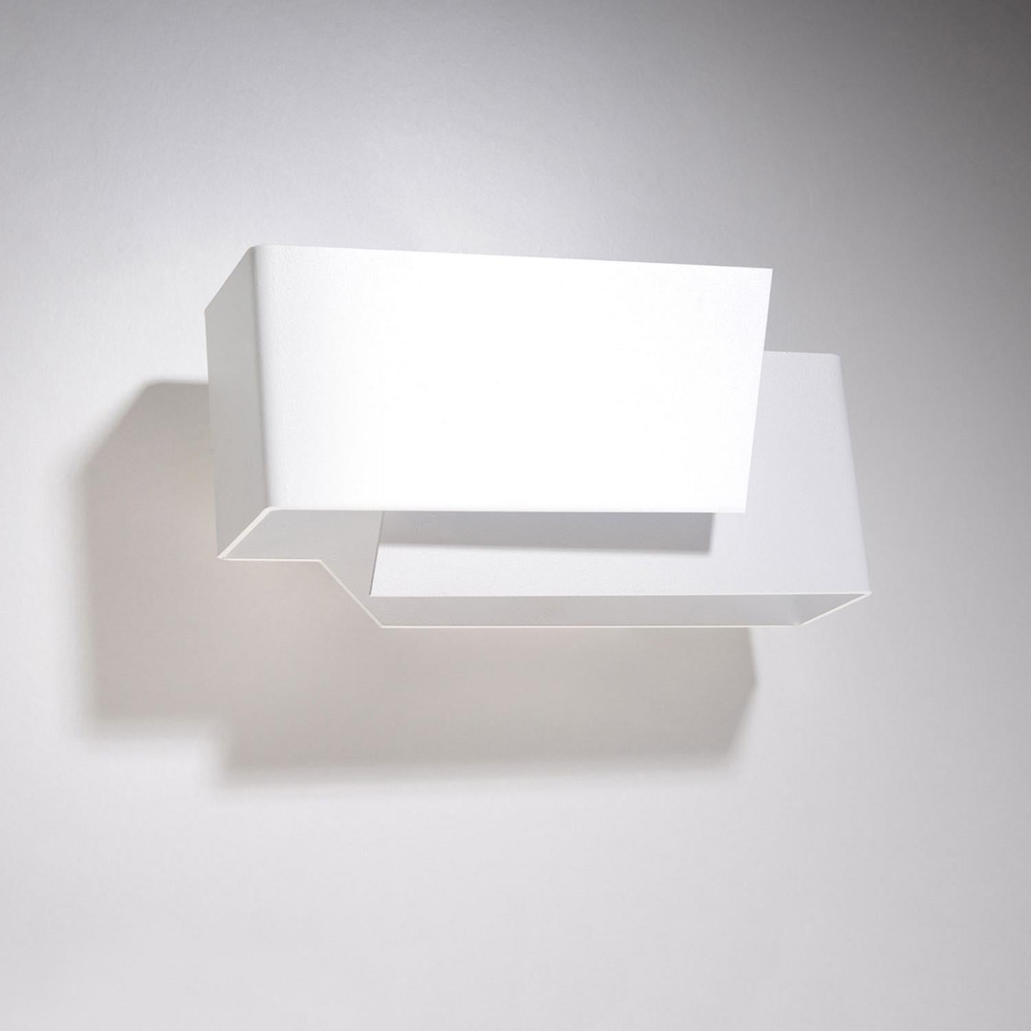 Kinkiet ścienny Piegare biały 1xG9x40W wym: 10 x 20 x 20 cm metal IP20 Sollux Lighting