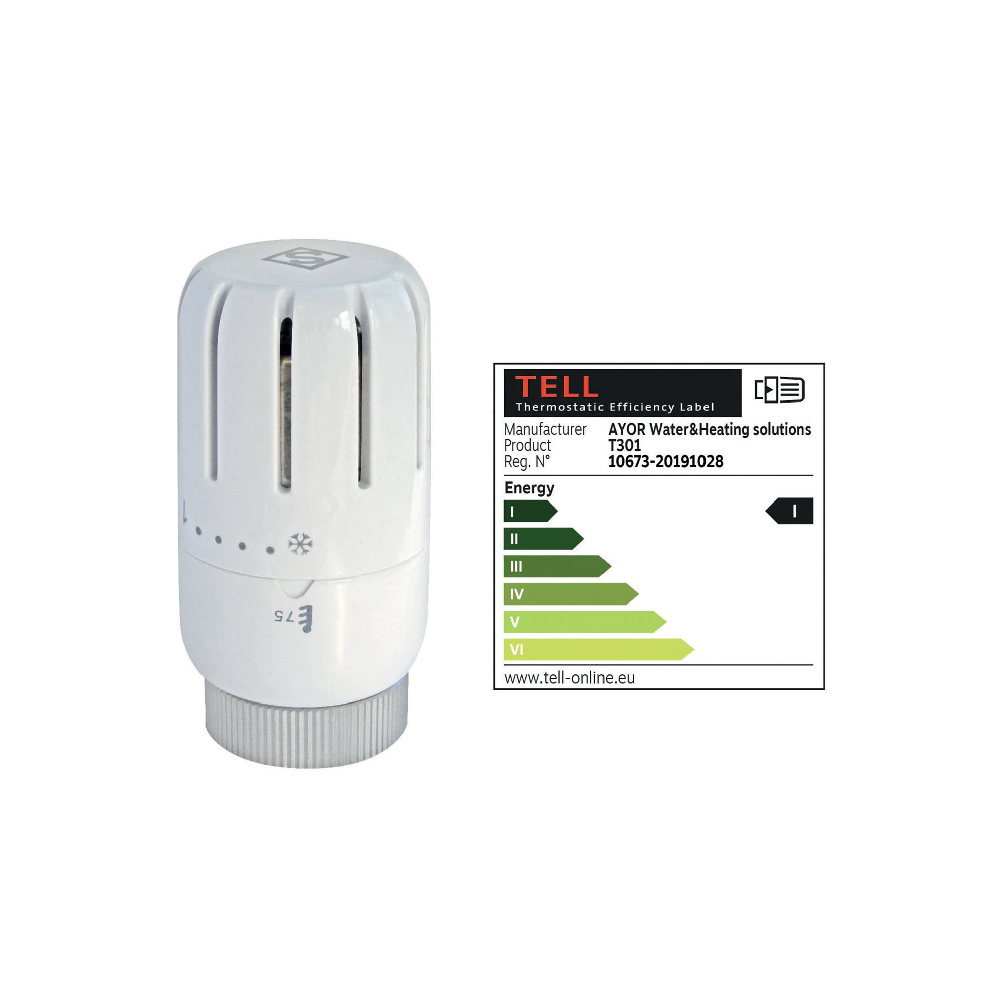 Tête thermostatique liquide T301 - 2