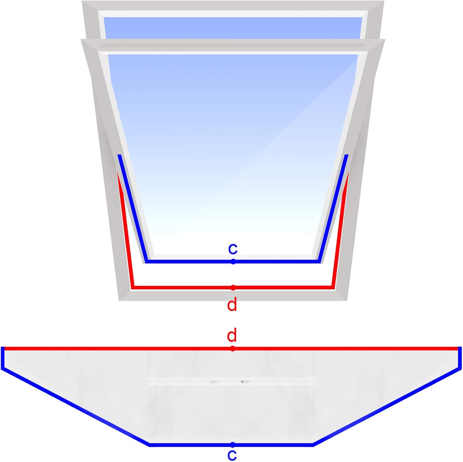 Joint d'étanchéité pour fenêtre de climatiseur portable – joint d'isolation pour fenêtre – tissu d'étanchéité coupe-vent (150 cm, 100 pièces) - 6