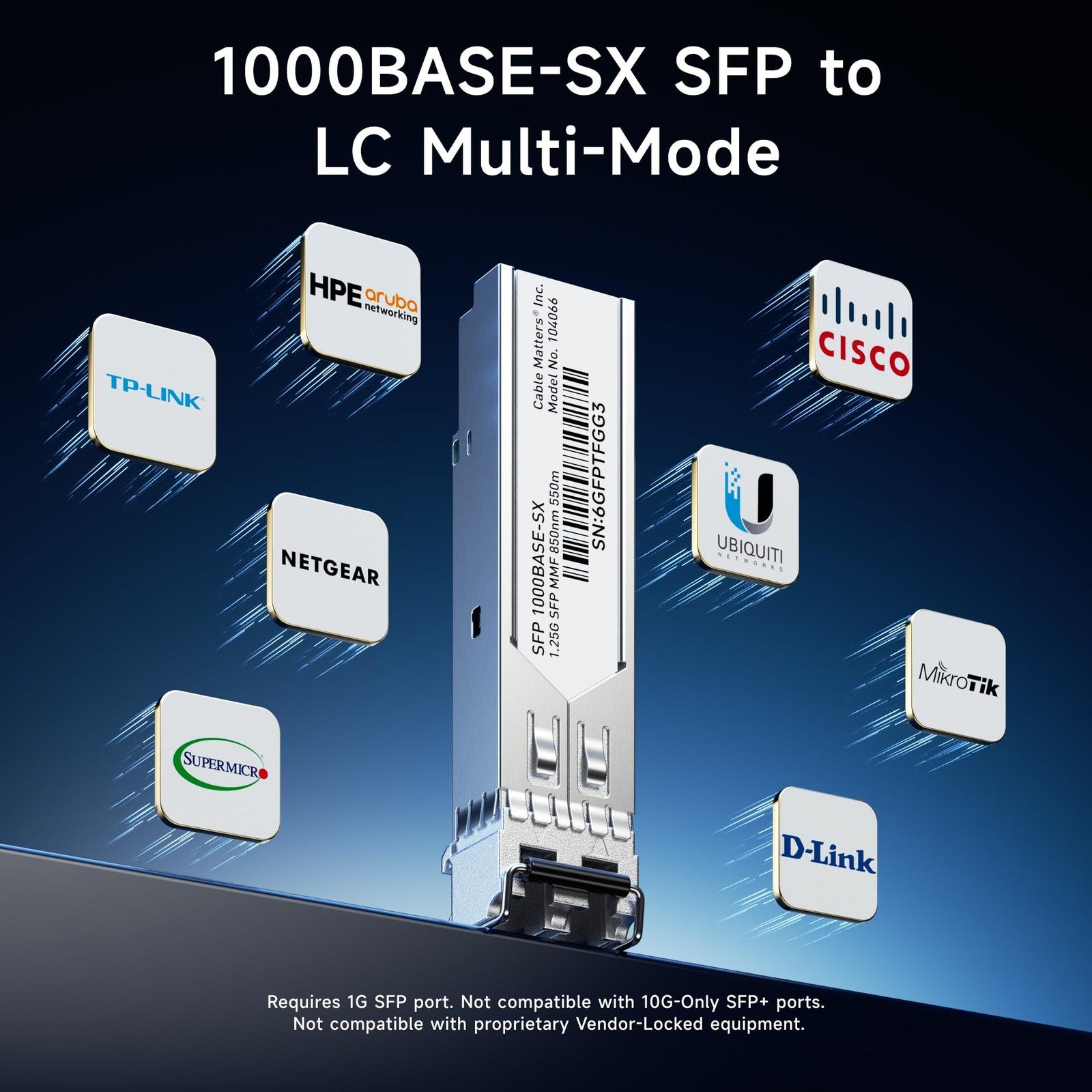 Kit module minigbic sfp fibre + câble pour freebox v5 / v6 / mini 4k CONECTICPLUS - 2