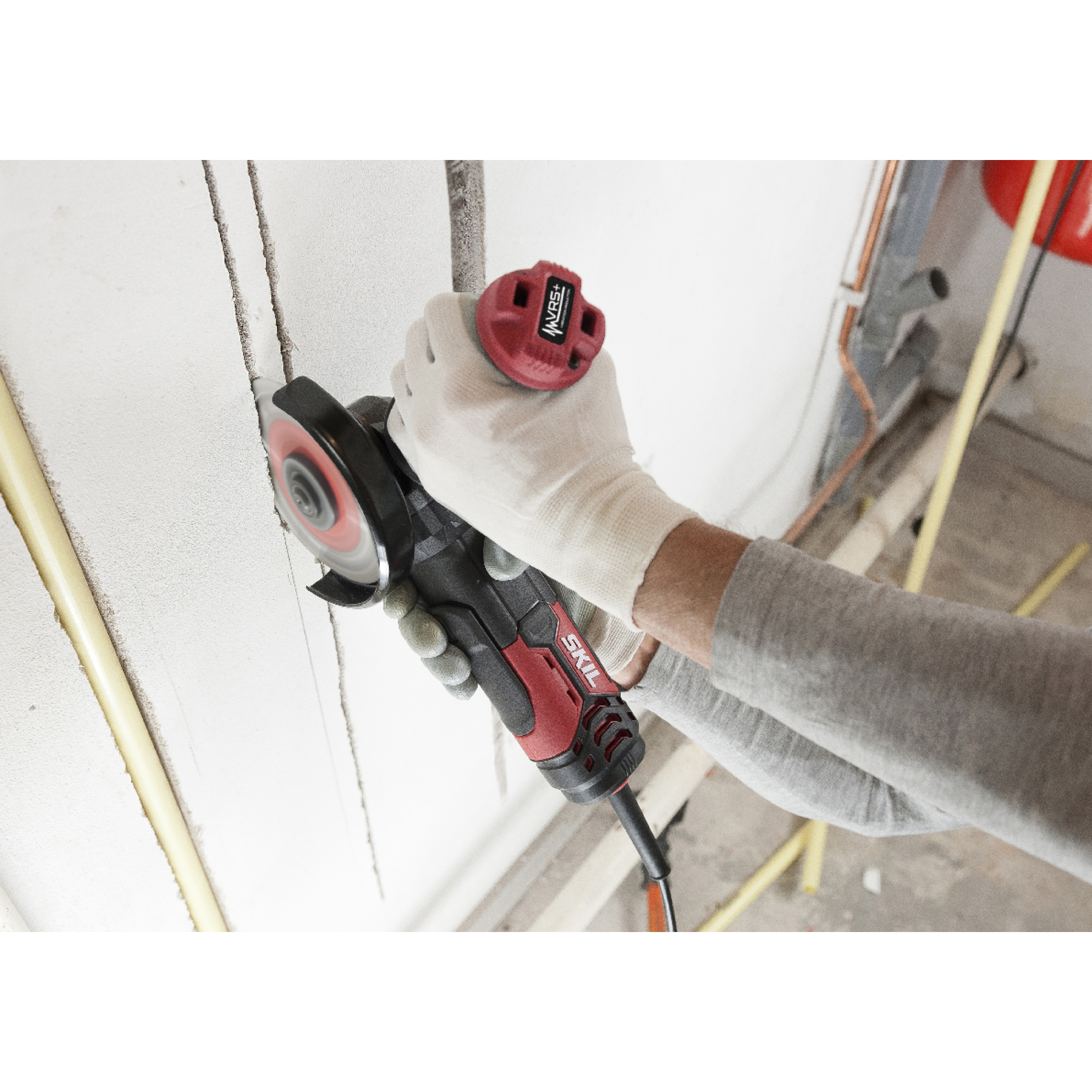 Meuleuse d’angle filaire SKIL 9132 GA 850 W, 125 mm, VRS+, coffret, 3 disques, carter, poignée, clé - 6