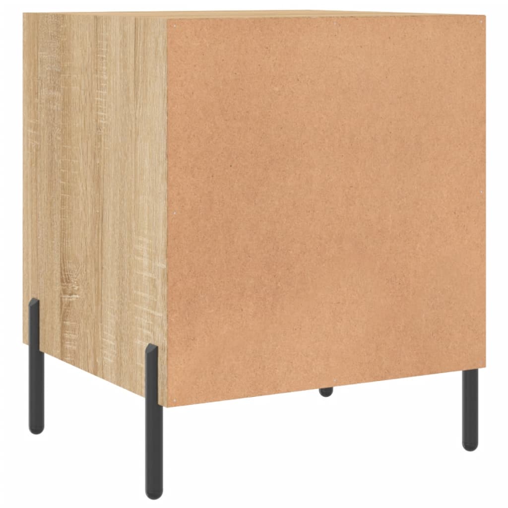 Table de chevet chêne sonoma 40x40x50 cm bois d’ingénierie - 7