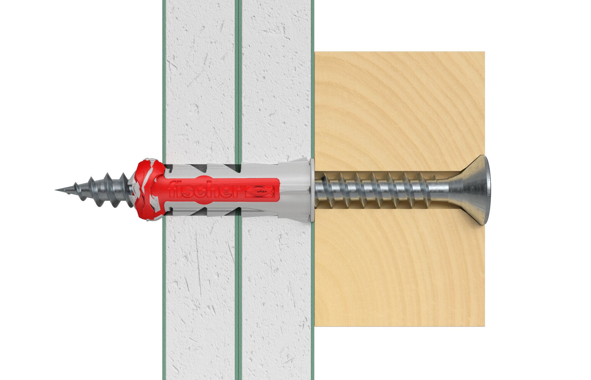 Cheville bi-matière 6x30 + vis DuoPower FISCHER - Boite de 50 - 5