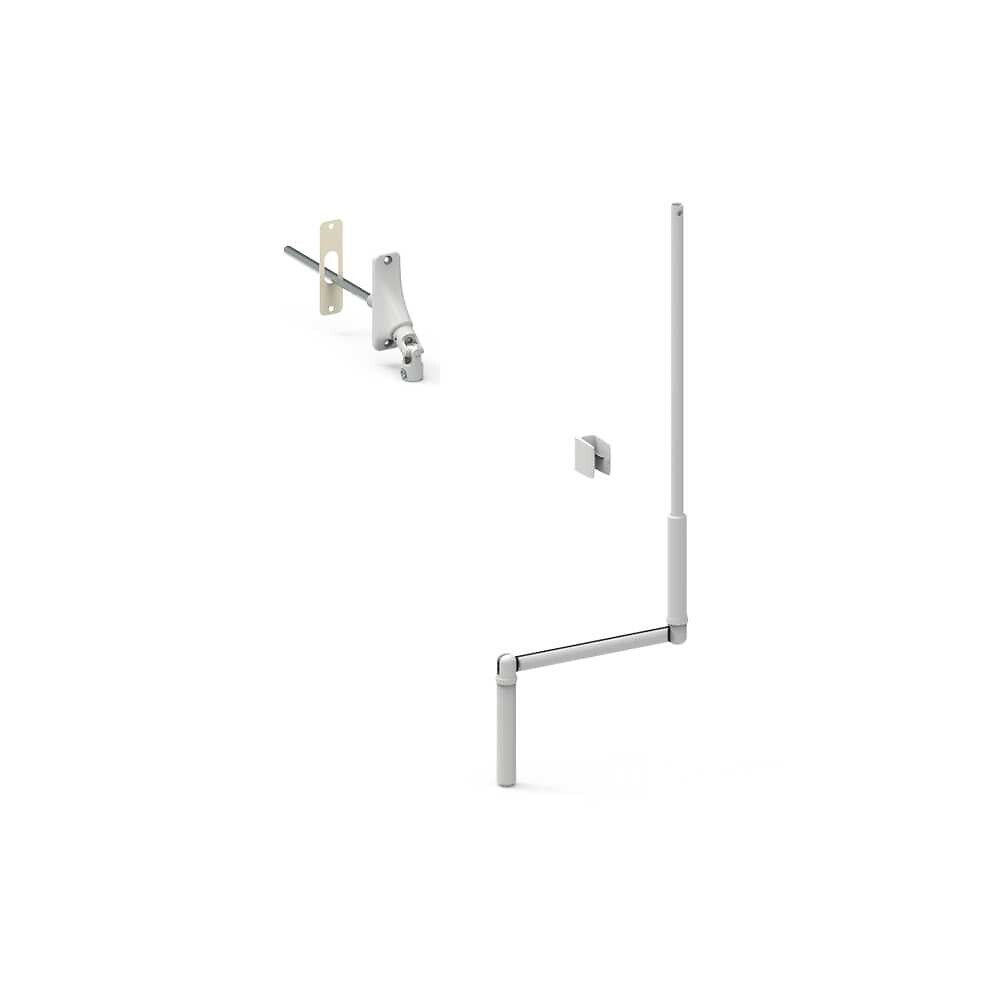 Manivelle de volet roulant 1500 mm Ø 12 mm avec sortie 6P7 à 90° - 4
