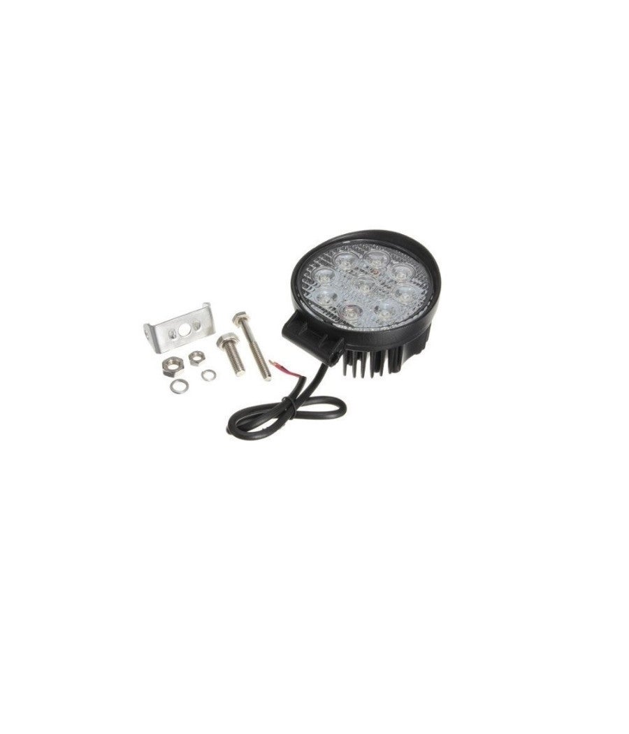 Trade Shop - 2 X 27w Led Work Luce Lampada Faro Da Lavoro Faretto Auto Barca Suv Dc 12v 24v - - 6