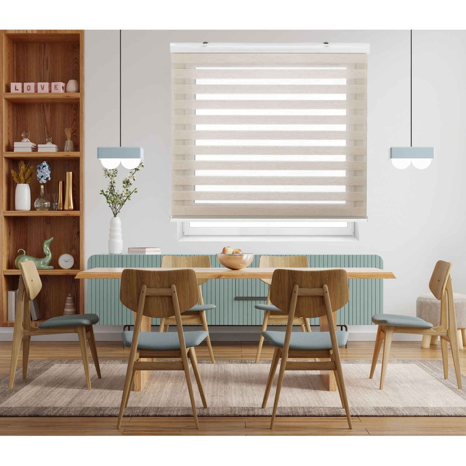 ECOMMERC3 | Tenda a Rullo Giorno e Notte con Galleria 140x180 - Tenda a Rullo Giorno e Notte Misura Tessuto 137x175 - 6