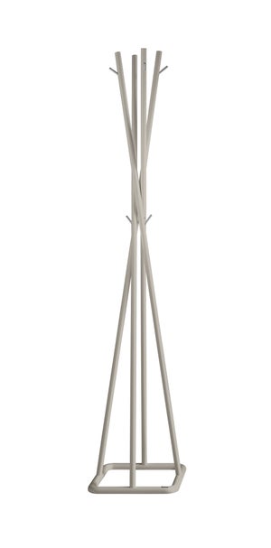 Perchero de pie, modelo INDIE de Herdasa, en madera de haya lacado