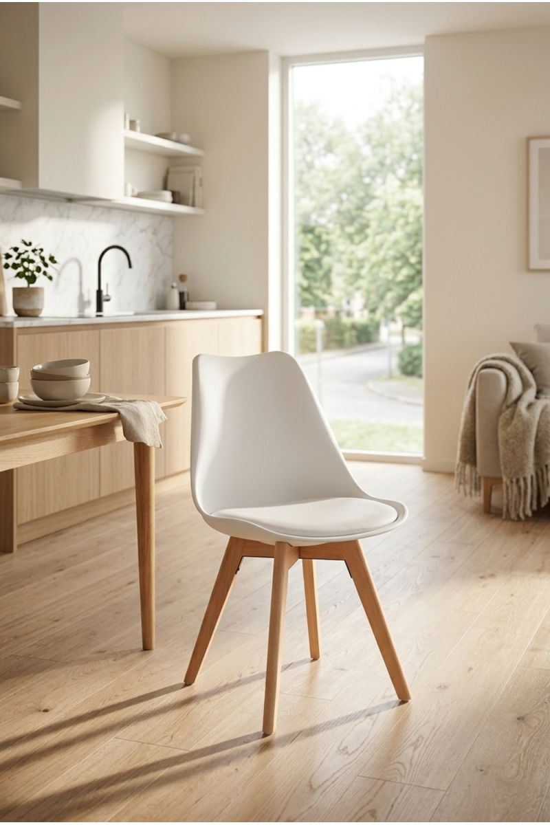Regalos Miguel - Sillas Comedor - Silla Synk Basic - Blanco - 4
