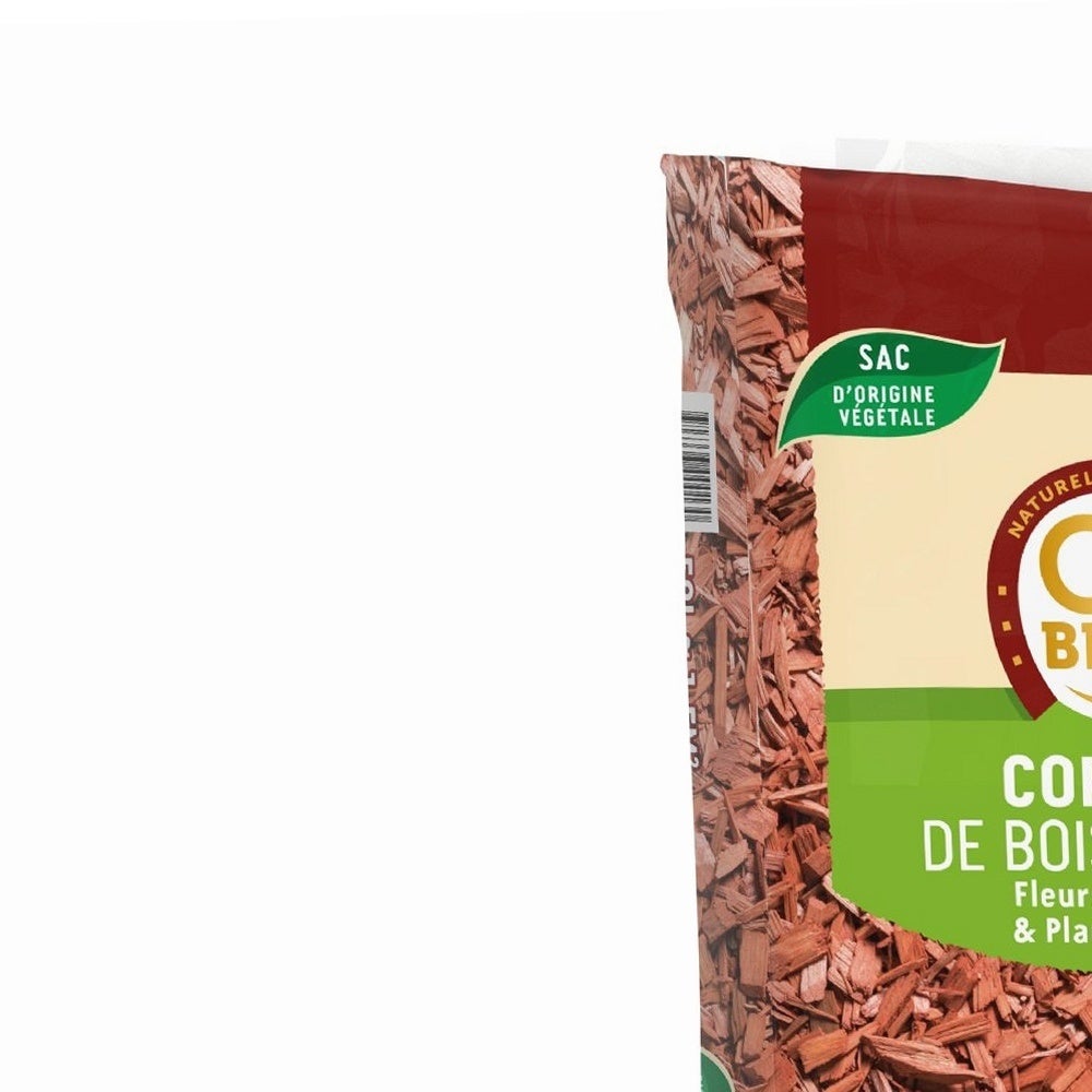 Copeaux de bois corail - 50L - Paillage - Or Brun - 2