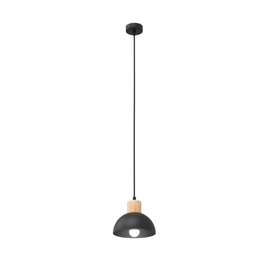 Lampa wisząca SECO czarna 1xE27x20W metal wym:140x18x18cm IP20 Emibig
