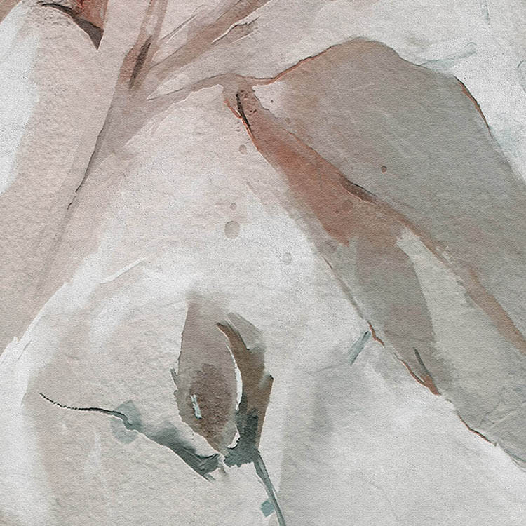 Carta da parati autoadesiva con stampa floreale 400x260cm - 4