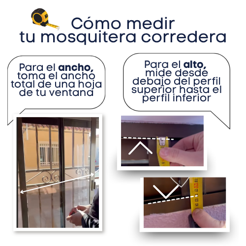 [KIT] Mosquitera corredera recortable marrón 100x200 - 7