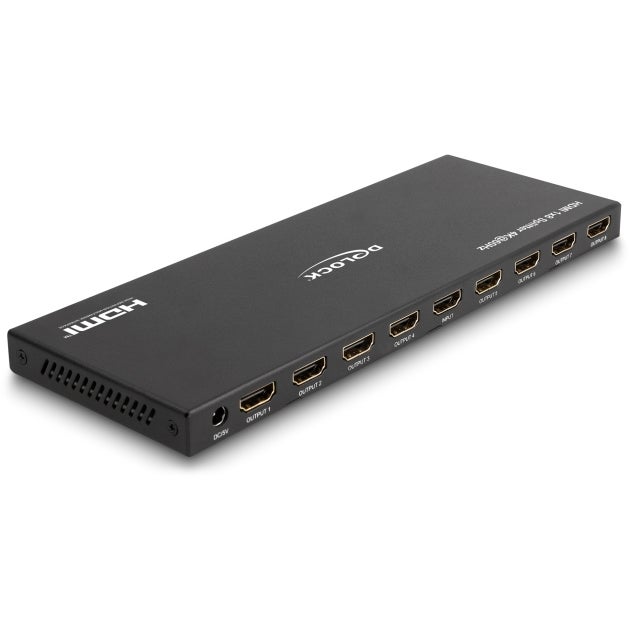 Répartiteur HDMI DeLOCK 1x Entrée HDMI > 8x Sortie HDMI, Répartiteur HDMI 4K 60Hz | Leroy Merlin