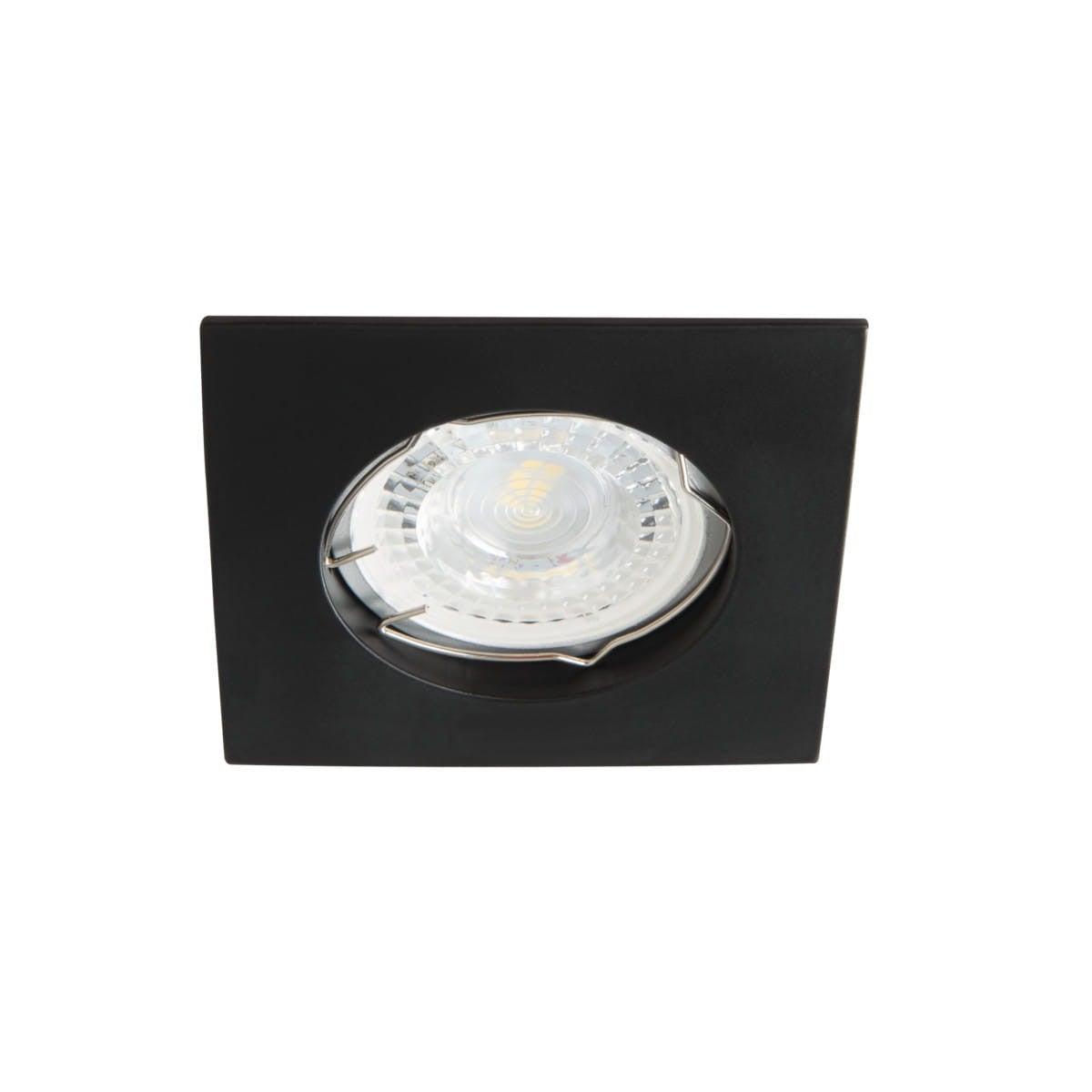 Oprawa sufitowa wpuszczana Navi czarna 1xGX5.3x50W kwadratowa IP20 wym: 8 x 8 cm aluminium Kanlux