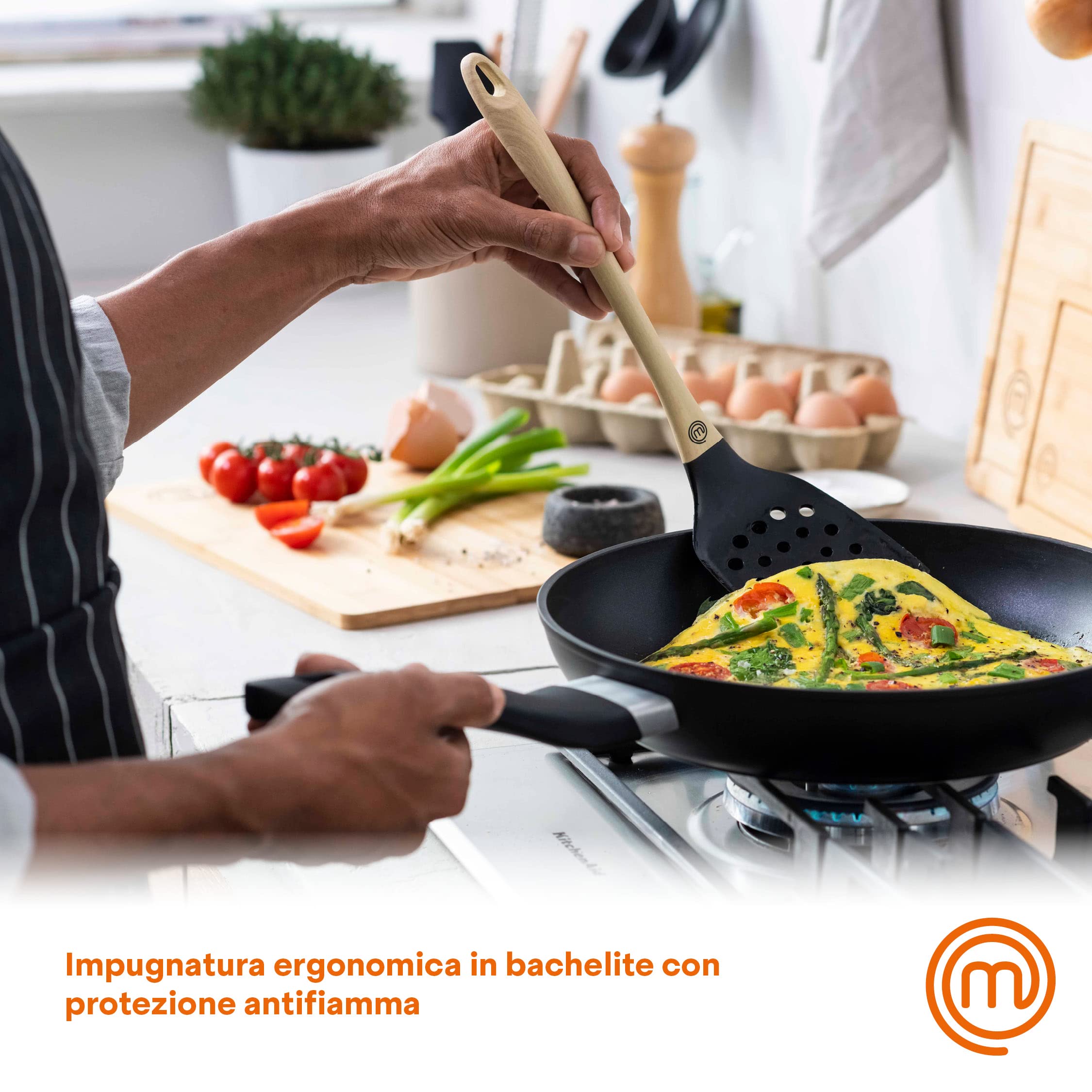 Pentolino MasterChef Per Induzione - Antiaderente, 16 Cm, Nero - Per Tutti I Piani Cottura - Foto 4