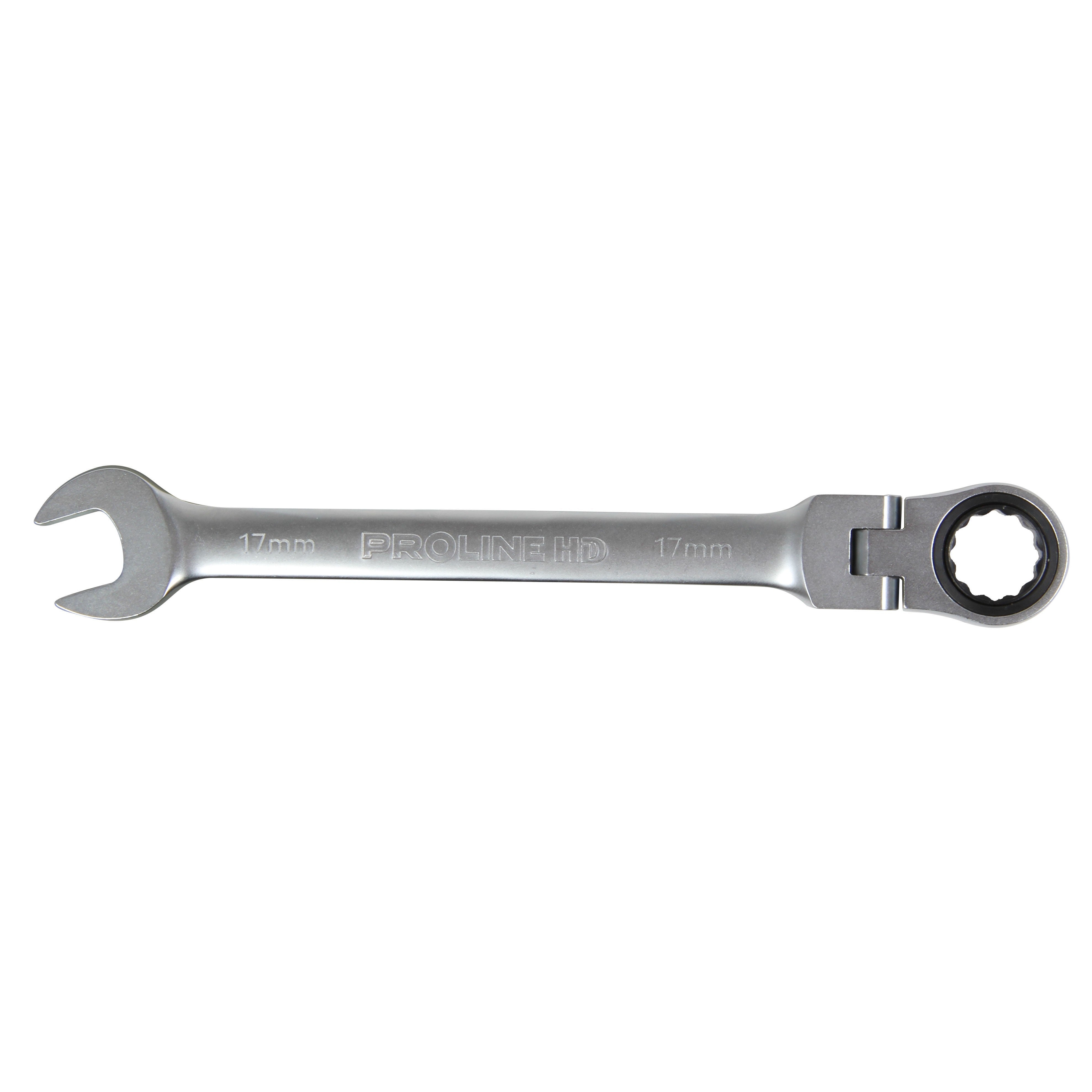 Pl Noname Llave Combinada De Carraca – 13 Mm – Articulada – Acero Cr-V – Gama Hd – Proline , Leroy Merlin