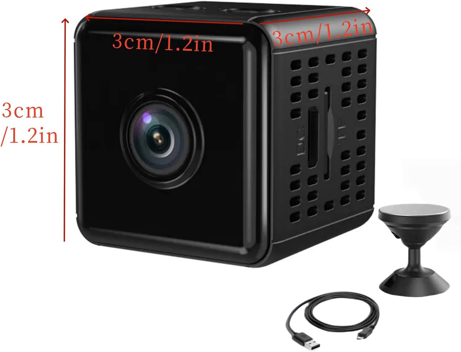 Mini Telecamera Spia WiFi 1080P Bluetooth – Interna/esterna Con Rilevamento Movimento, Audio/video, App