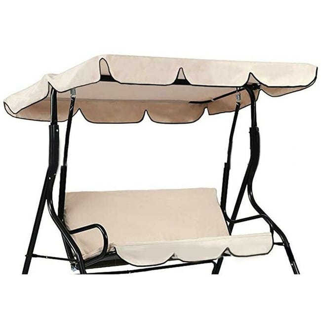 Copertura Impermeabile Per Altalena Da Giardino - Baldacchino Con Protezione UV E Antipolvere - Foto 4