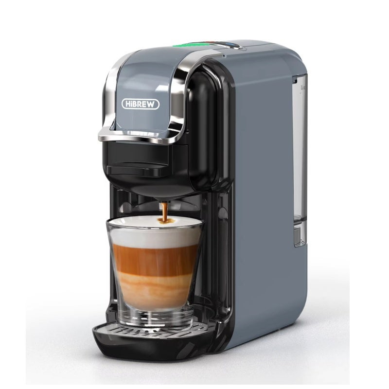 Lollanda cafetera de cápsulas multifuncional, compatible con leche dolce gusto, cápsulas nespresso, cápsulas ese y café molido