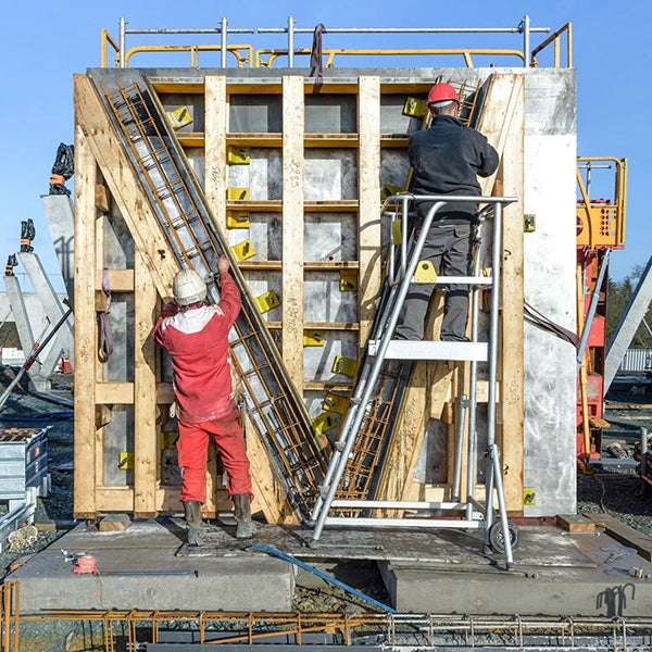 Plateforme 6 marches - Hauteur max. de travail 3.80m - 18.006 - 4