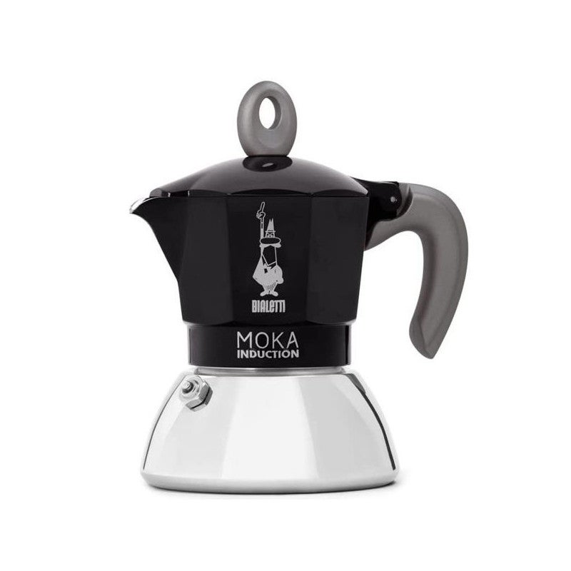 Kawiarka Bialetti Moka Induction kompatybilna z indukcją i 2 filiżanki czarna