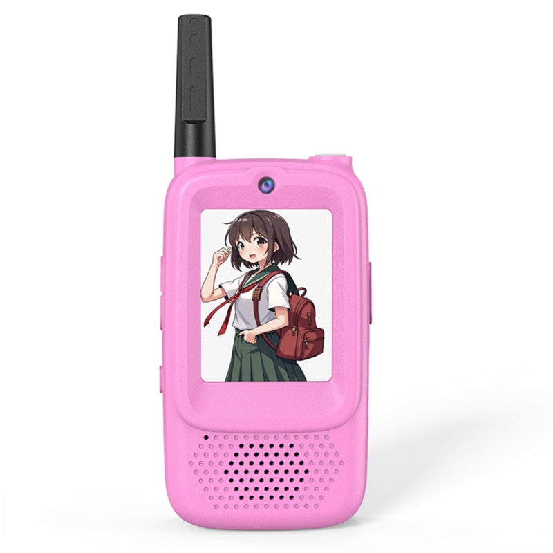 Talkie-walkie Vidéo Pour Enfants – 2 Unités Avec Caméra HD, Rechargeable 650mAh, Longue Portée Et Modificateur De Voix – Dès 3 Ans