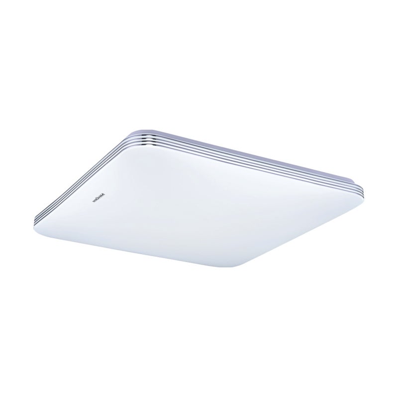 Plafon Adis kwadratowy biały LED 20W 4000K 1360lm wym: 6,8 x 28 cm IP44 tworzywo sztuczne Struhm