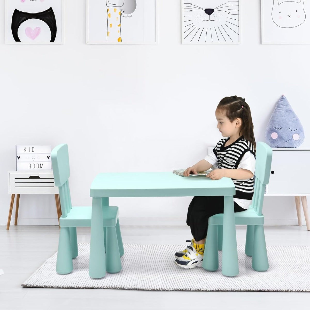 Set Da Pranzo Per Bambini Con Tazza – Difrax LOVI Verde, Leggero E Sicuro, Senza BPA, Adatto A Microonde E Lavastoviglie