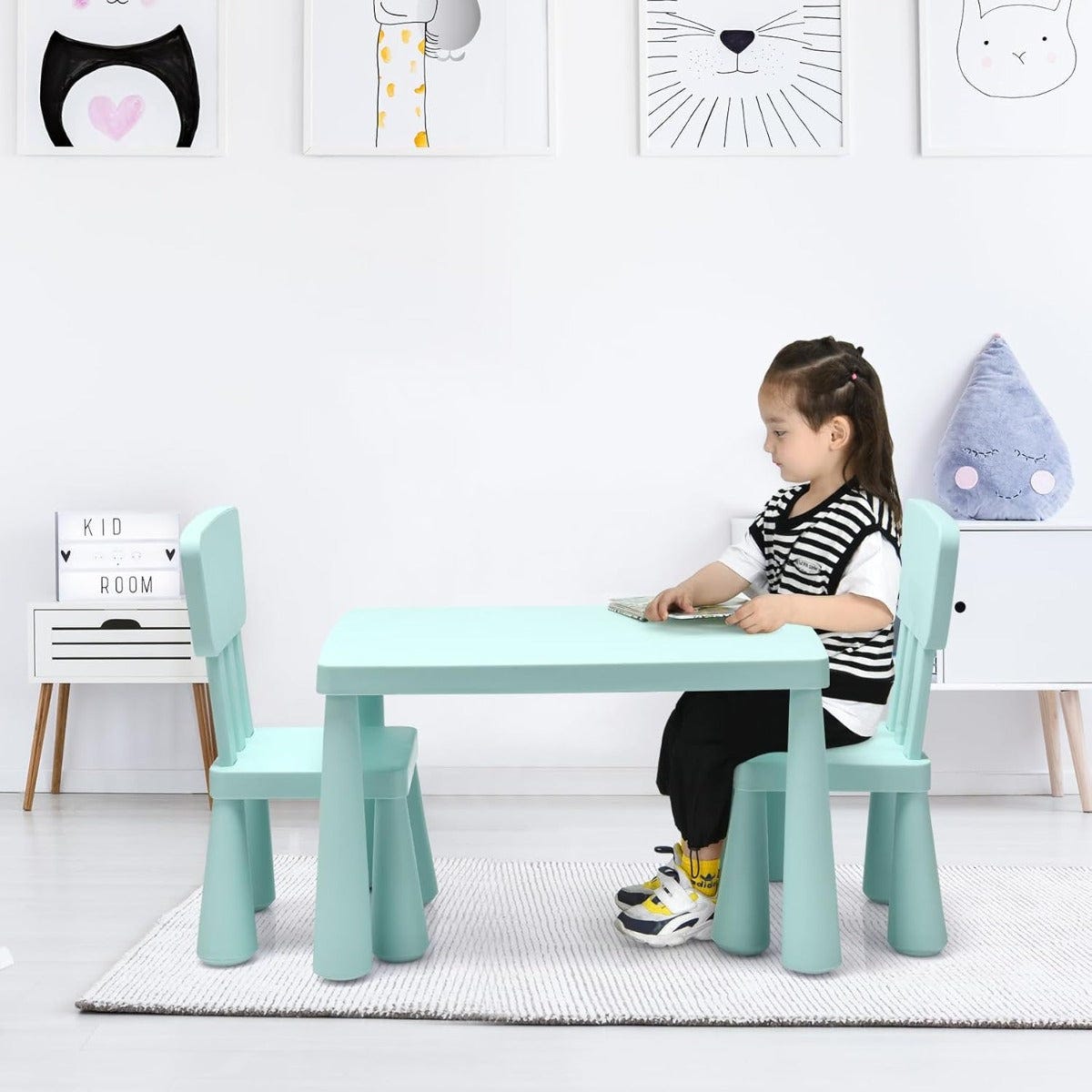 Set Da Pranzo Per Bambini Con Tazza – Difrax LOVI Verde, Leggero E Sicuro, Senza BPA, Adatto A Microonde E Lavastoviglie