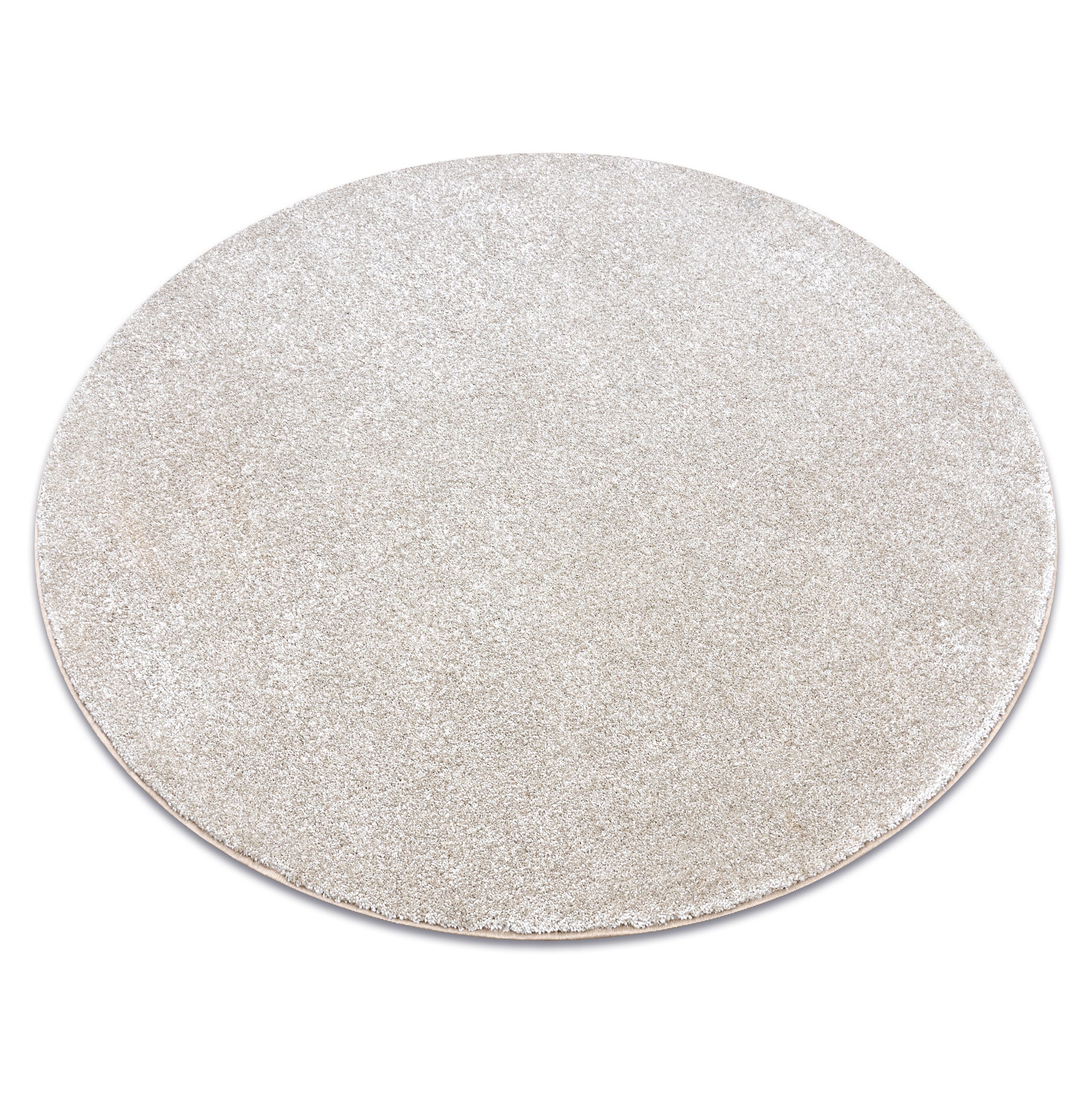 Alfombra san miguel círculo crema 031 llanura color sólido circulo 170 cm