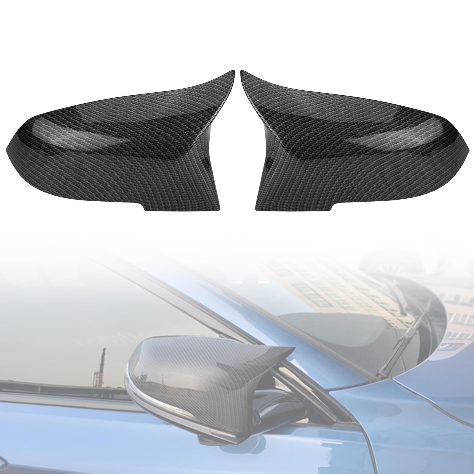 1 paio di copri specchietti retrovisori per 220i 328i 420i F20 F21 F22 F30 F32 F33 F36 X1 E84 - 4