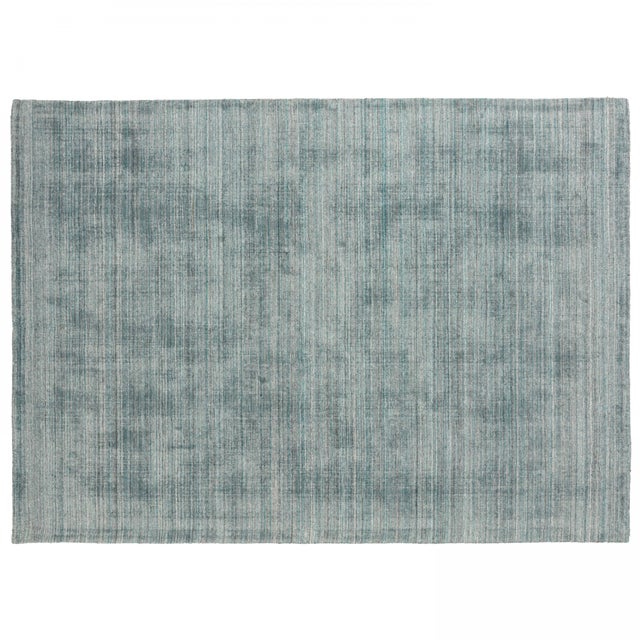 Tapis chenille rectangulaire imprimé nuancé bleu clair 200 x 290 cm