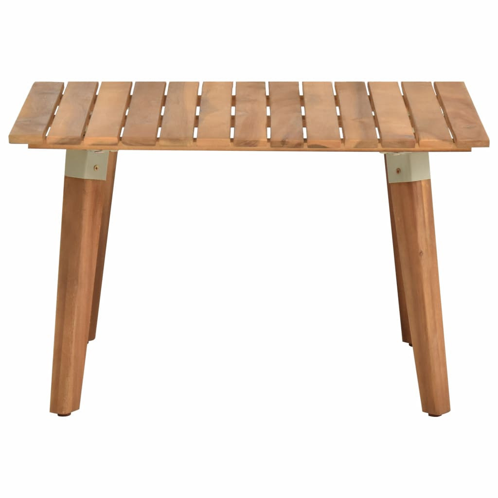 Table basse de jardin 60x60x36 cm Bois solide d'acacia - 2