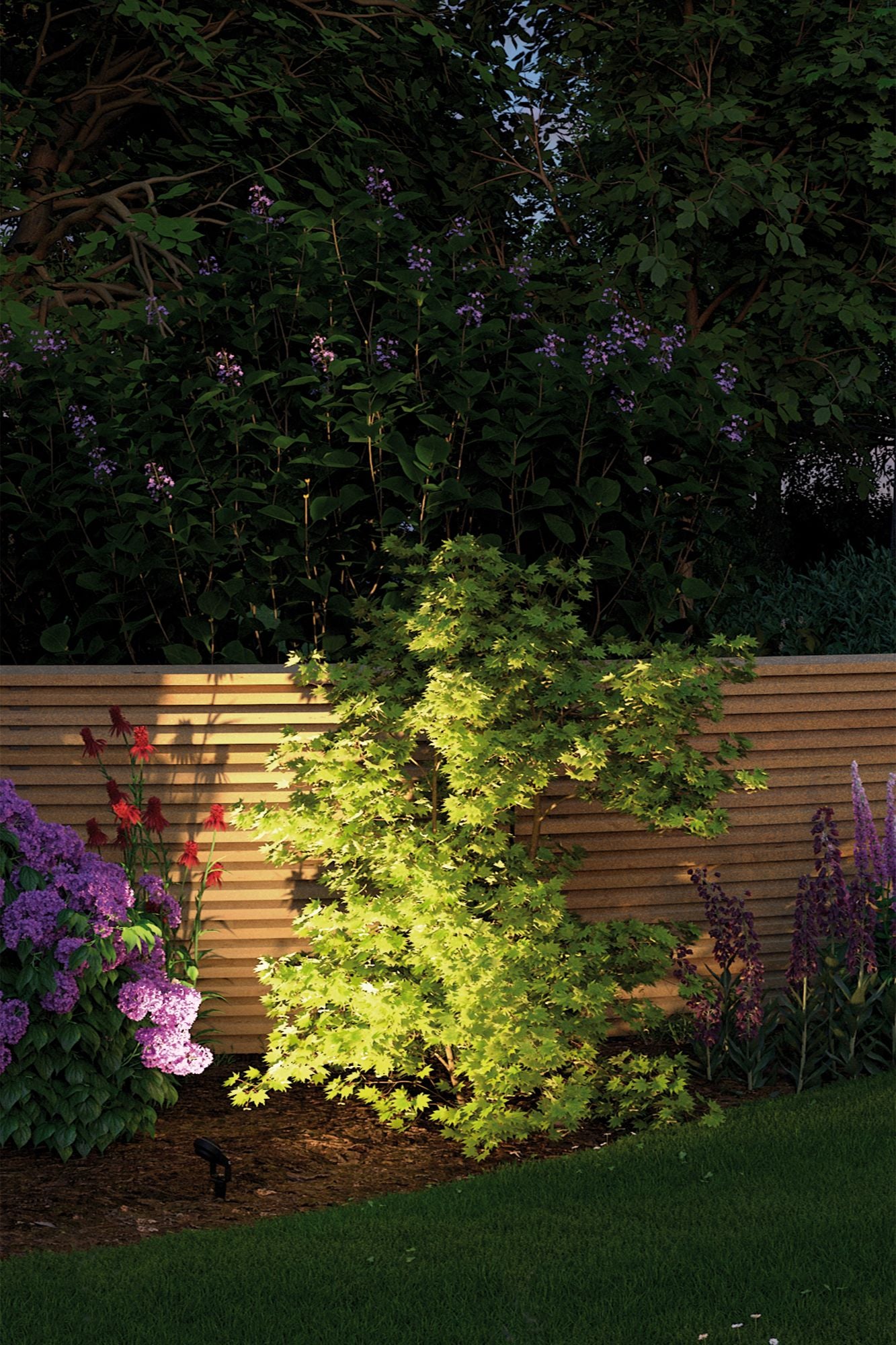 Kit Plug & Shine Projecteur de jardin LED Sting Kit de 6 IP67 rond 52mm 3000K 6x6,4W 6x270lm 230/24V Anthracite Aluminium - 3